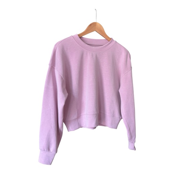 Lululemon Softstreme Perfectly Oversized Cropped Crew
Pink Peony W3EZLS Size 4 - Picture 5 of 8